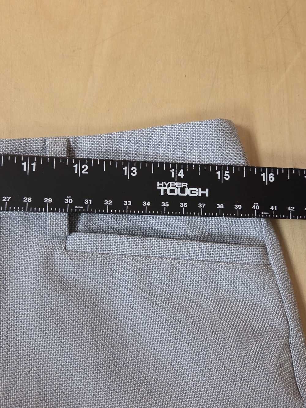 Express Columnist Barely Boot Gray Dress Pants Stretch Size 8R #0266 - Picture 5 of 9